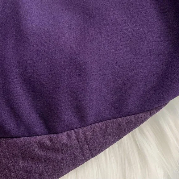 Athleta - Jump & Jive Purple Primaloft quilted stretch long hooded jacket, M - Picture 6 of 6